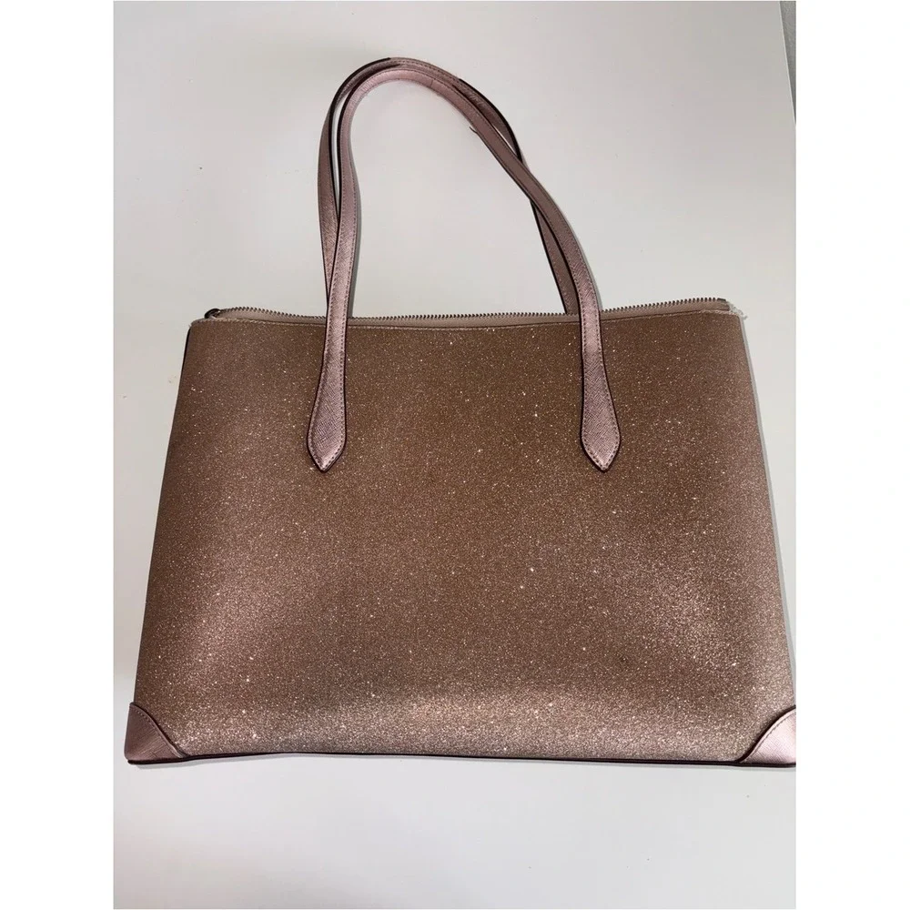 kate spade glitter tote bag‎